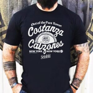 New York Yankees X Seinfeld Out Of The Park Flavor Voted Best Eggplant Calzone #1 Costanza’s Calzones Shirt
