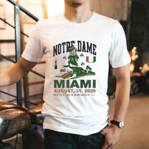 Notre Dame Vs Miami Hurricanes Hard Rock Stadium Miami Gardens Fl 2025 Shirt