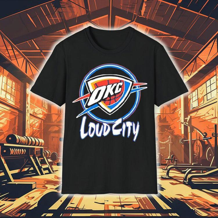 Oklahoma City Thunder Loud City Logo Shirt Oklahoma City Thunder Loud City Logo Shirt