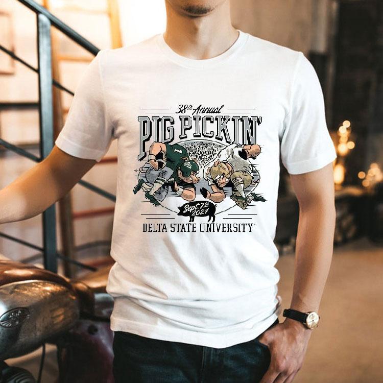 Pig Pickin’ 38th Annual Delta State University Sept 1th 2025 Shirt Pig Pickin’ 38th Annual Delta State University Sept 1th 2025 Shirt