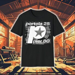 Portola Pier 80 San Francisco Star September 20 And 21 2025 Shirt