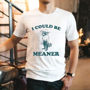 Raccoon I Could Be Meaner Shirt