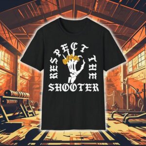Respect The Shooter Skeleton Rings Shirt