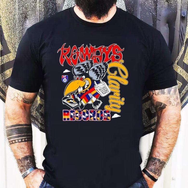 Rowdys X Clarity Records Books Tapes Football Shirt Rowdys X Clarity Records Books Tapes Football Shirt