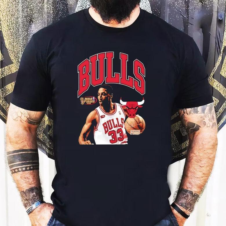 Scottie Pippen Chicago Bulls Basketball Nba Finals Signature Shirt Scottie Pippen Chicago Bulls Basketball Nba Finals Signature Shirt