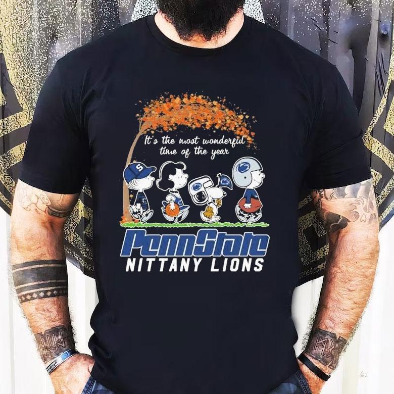 Snoopy The Peanuts Penn State Nittany Lions It’s The Most Wonderful Time Of The Year Shirt Snoopy The Peanuts Penn State Nittany Lions It’s The Most Wonderful Time Of The Year Shirt