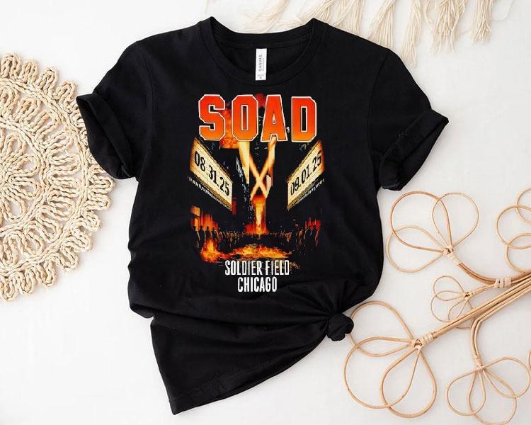 Soad System Of A Down Soldier Field Chicago Shirt Soad System Of A Down Soldier Field Chicago Shirt