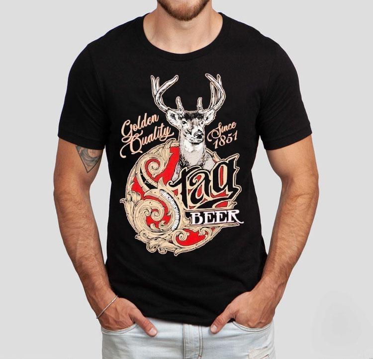 Stag Beer Golden Quality Since 1851 Deer Shirt Stag Beer Golden Quality Since 1851 Deer Shirt