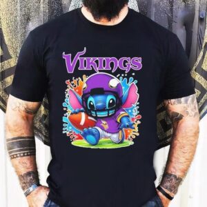 Stitch Fan Minnesota Vikings Nfl Shirt