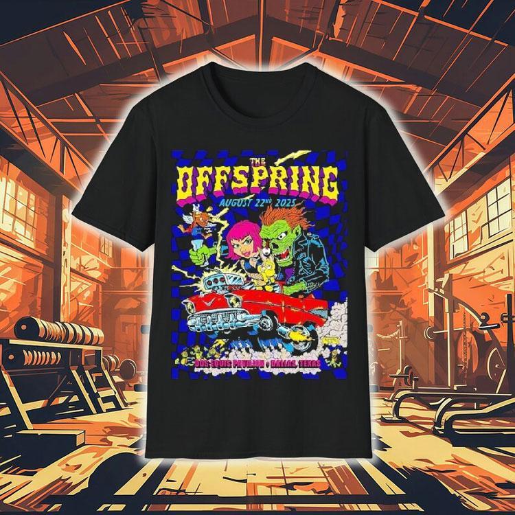 The Offspring Concert Dos Equis Pavilion, Dallas, Texas Tour Aug 22, 2025 Tour Shirt The Offspring Concert Dos Equis Pavilion, Dallas, Texas Tour Aug 22, 2025 Tour Shirt