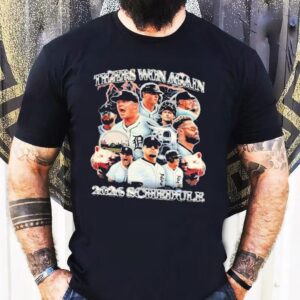 Tigers Won Again 2026 Baseball Player Lighting Shirt