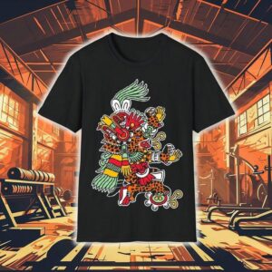 Top Tepeyolohtli Jaguar Tezcatlipoca Tshirt