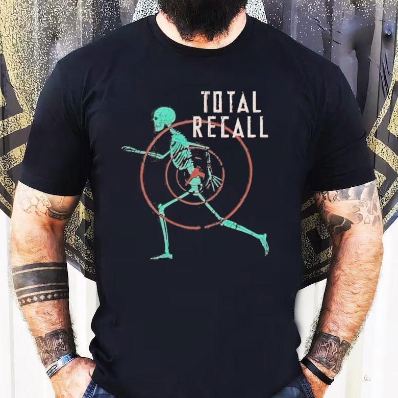 Total Recall Skeleton Skull Shirt Total Recall Skeleton Skull Shirt