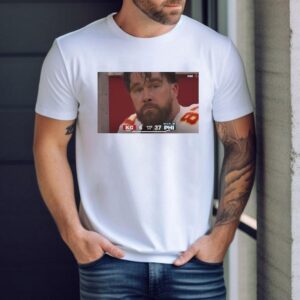 Travis Kelce Kansas City Chiefs Vs Philadelphia Eagles Photo Shirt