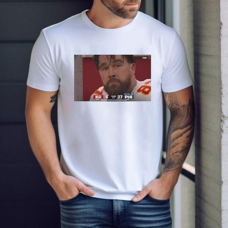 Travis Kelce Kansas City Chiefs Vs Philadelphia Eagles Photo Shirt Travis Kelce Kansas City Chiefs Vs Philadelphia Eagles Photo Shirt
