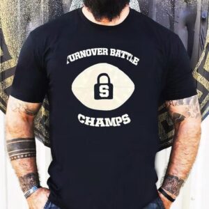 Turnover Battle Champs Football Lock Shirt
