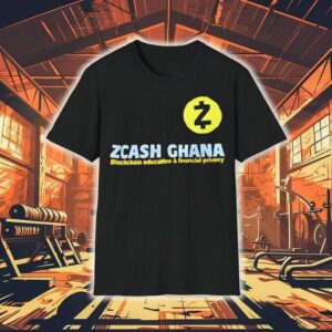 Zcash Ghana Blockchain Education And Financial Privacy Shirt
