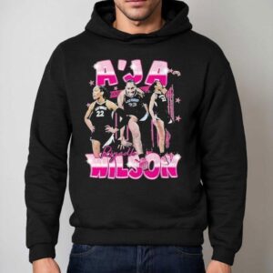 A'ja Riyadh Wilson Las Vegas Aces Basketball Shirt 2 A Ja Riyadh Wilson Las Vegas Aces Basketball Hoodie