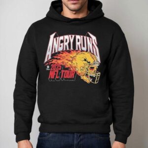 Angry Runs 2025 Nfl Tour Helmet Skull Flames Shirt 2 Angry Runs Nfl Tour Helmet Skull Flames Hoodie