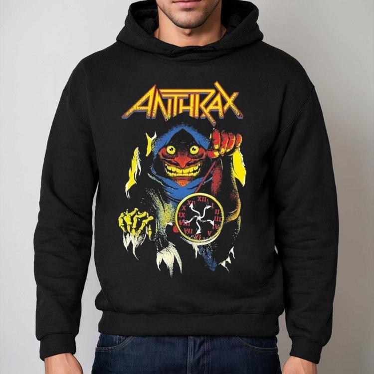 Anthrax Persistence Of Time Not Death Shirt Anthrax Persistence Of Time Not Death Shirt