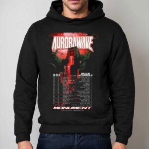 Aurorawave Monument Album Release Tour 2025 Dates Shirt 2 Aurorawave Monument Album Release Tour Dates Hoodie