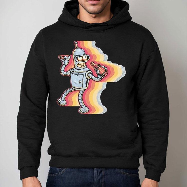 Bender From Futurama Sick Of Non Robots Shirt Bender From Futurama Sick Of Non Robots Shirt