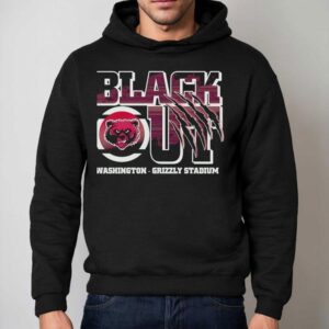 Blackout Washington Grizzly Stadium Shirt 2 Blackout Washington Grizzly Stadium Hoodie