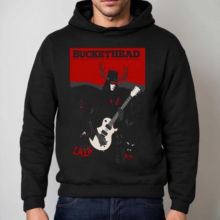 Buckethead Aug 15 Eugene, Oregon, Aug 16 Roseland Theater, Portland 2025 Shirt Buckethead Aug 15 Eugene, Oregon, Aug 16 Roseland Theater, Portland 2025 Shirt
