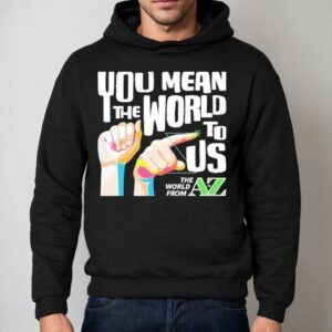 Carl Azuz You Mean The World To Us The World From To Az Logo Shirt 2 Carl Azuz You Mean The World To Us The World From To Az Logo Hoodie
