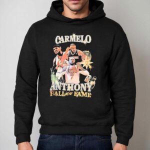 Carmelo Anthony Hall Of Fame New York Knicks Basketball Hoodie