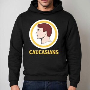 Caucasians Style Washington Commanders Logo Parody Shirt 2 Caucasians Style Washington Commanders Logo Parody Hoodie