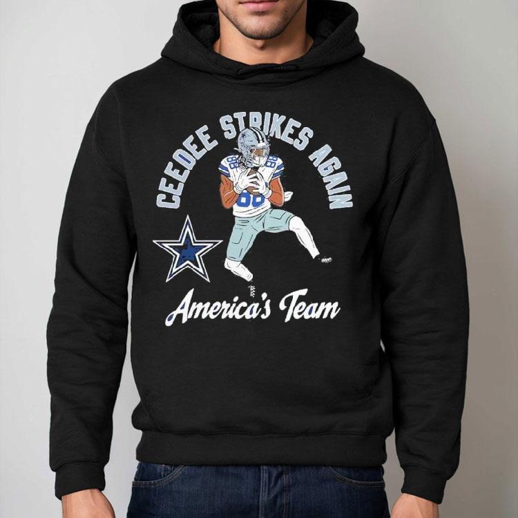 Ceedee Lamb Dallas Cowboys Ceedee Strikes Again America’s Team Shirt Ceedee Lamb Dallas Cowboys Ceedee Strikes Again America’s Team Shirt