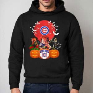 Chicago Cubs Chucky Freddy Krueger And Ghostface Horror Movie Halloween Shirt 2 Chicago Cubs Chucky Freddy Krueger And Ghostface Horror Movie Halloween Hoodie