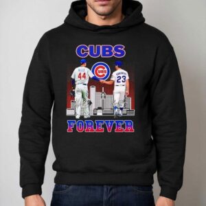 Chicago Cubs City Skyline Rizzo And Sandberg Forever Signatures Shirt 2 Chicago Cubs City Skyline Rizzo And Sandberg Forever Signatures Hoodie