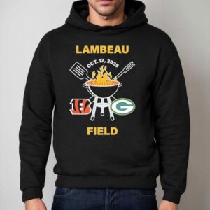Cincinnati Bengals Vs Green Bay Packers Lambeau Field 2025 Shirt 2 Cincinnati Bengals Vs Green Bay Packers Lambeau Field Hoodie