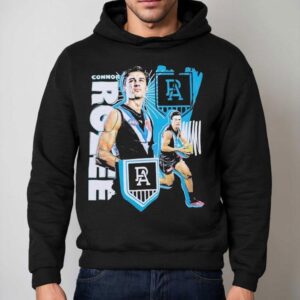 Connor Rozee Port Adelaide Fc Hoodie