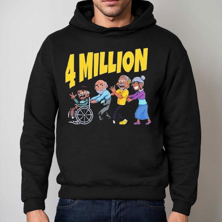 D’aydrian Harding 4 Million Subscribers Wheelchair Shirt D’aydrian Harding 4 Million Subscribers Wheelchair Shirt