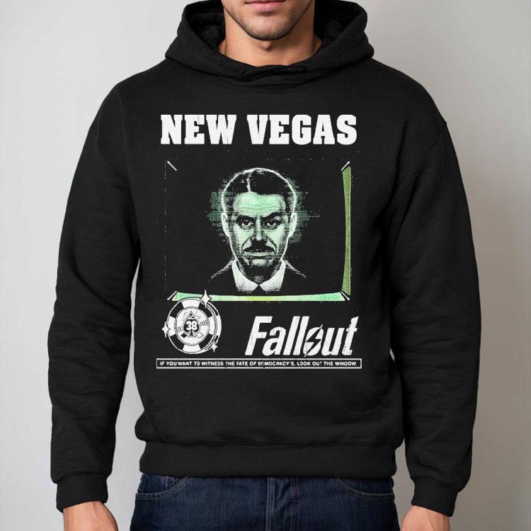 Fallout New Vegas Mr House If You Want To Witness The Fate Of Democracy Look Out The Window Shirt Fallout New Vegas Mr House If You Want To Witness The Fate Of Democracy Look Out The Window Shirt