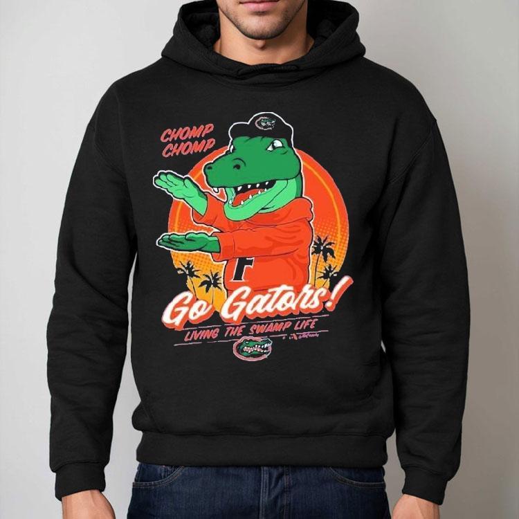 Florida Gators Chomp Chomp Living The Swamp Life Flogrown Rally Mascot Shirt Florida Gators Chomp Chomp Living The Swamp Life Flogrown Rally Mascot Shirt