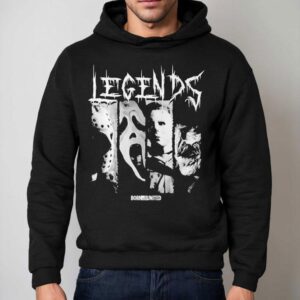 Jason Voorhees Ghostface Michael Myers And Freddy Krueger Legends Of Fear Born United Horror Characters Shirt 2 Jason Voorhees Ghostface Michael Myers And Freddy Krueger Legends Of Fear Born United Horror Characters Hoodie