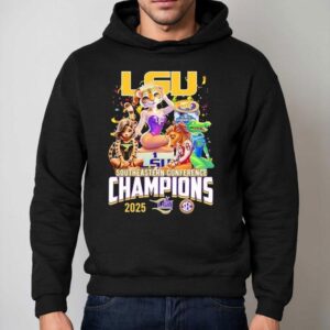Lsu Tigers Southeastern Conference Champions 2025 Shirt 2 Lsu Tigers Southeastern Conference Champions Hoodie