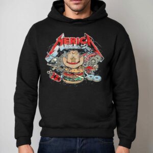 Merica Rock Metal Hamburger Cigarettes Hoodie
