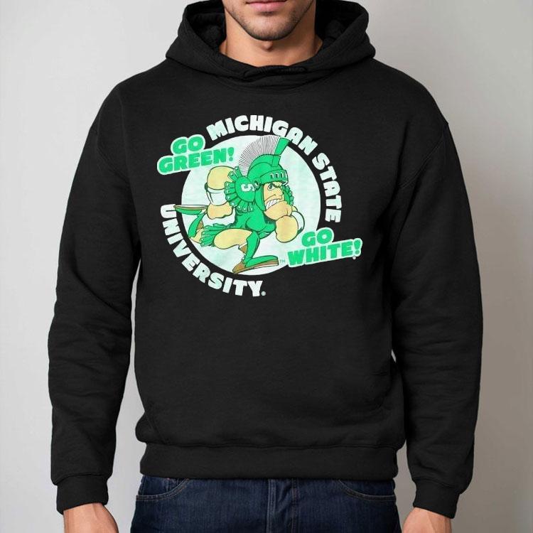 Michigan State Spartans University Go Green Go White Shirt Michigan State Spartans University Go Green Go White Shirt