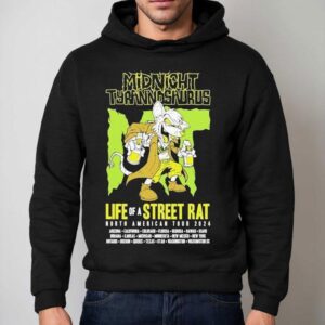 Midnight Tyrannosaurus Life Of A Street Rat Tour Hoodie