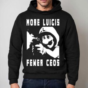 More Luigis Less Ceos Anti Fascist Luigi Mangione Hoodie
