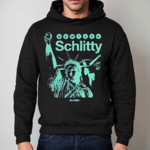 New York Yankees Schlitty Arm Angle 42 Statue Shirt 2 New York Yankees Schlitty Arm Angle Statue Hoodie