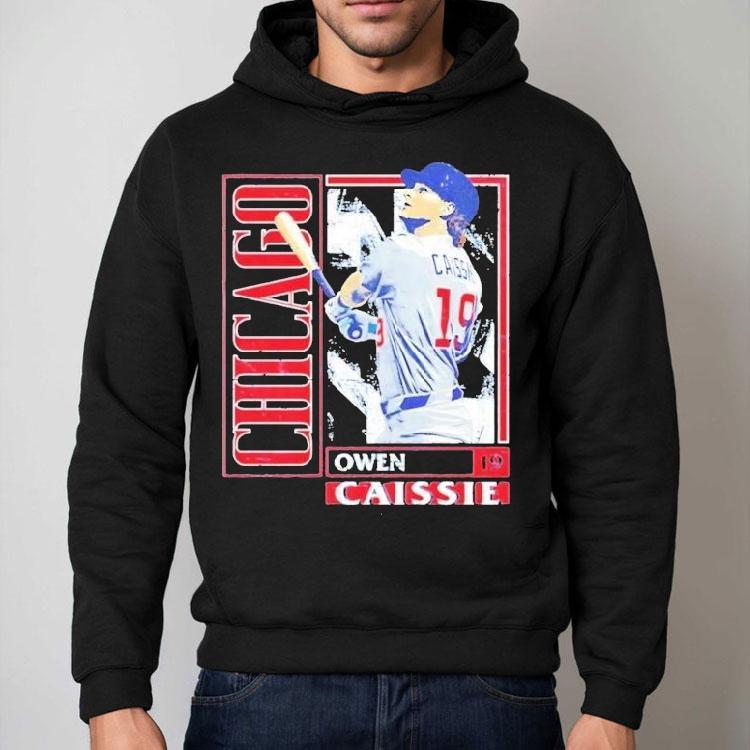 Owen Caissie Chicago Cubs Card Shirt Owen Caissie Chicago Cubs Card Shirt