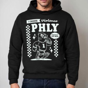 Philadelphia Eagles I Choose Violence Philly Protect Yer Neck Hoodie