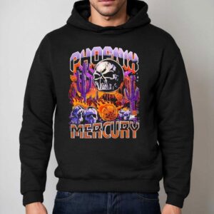Skull Phoenix Mercury Basketball Horror Hoodie