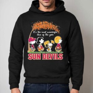 Snoopy The Peanuts Arizona State Sun Devils It's The Most Wonderful Time Of The Year Shirt 2 Snoopy The Peanuts Arizona State Sun Devils It S The Most Wonderful Time Of The Year Hoodie